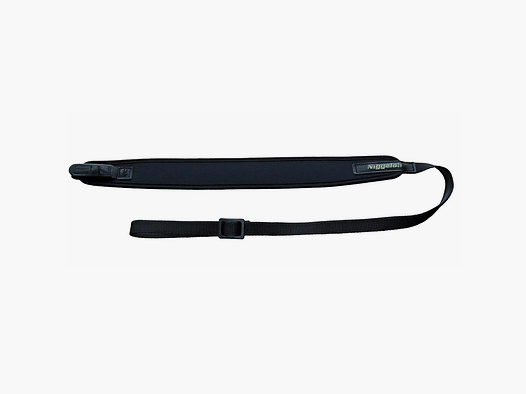 Sangle de fusil Niggeloh universelle avec déverrouillage rapide / néoprène, noir