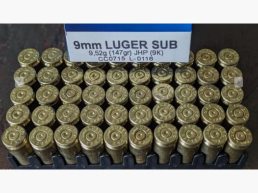 Cartouches 9mm Luger