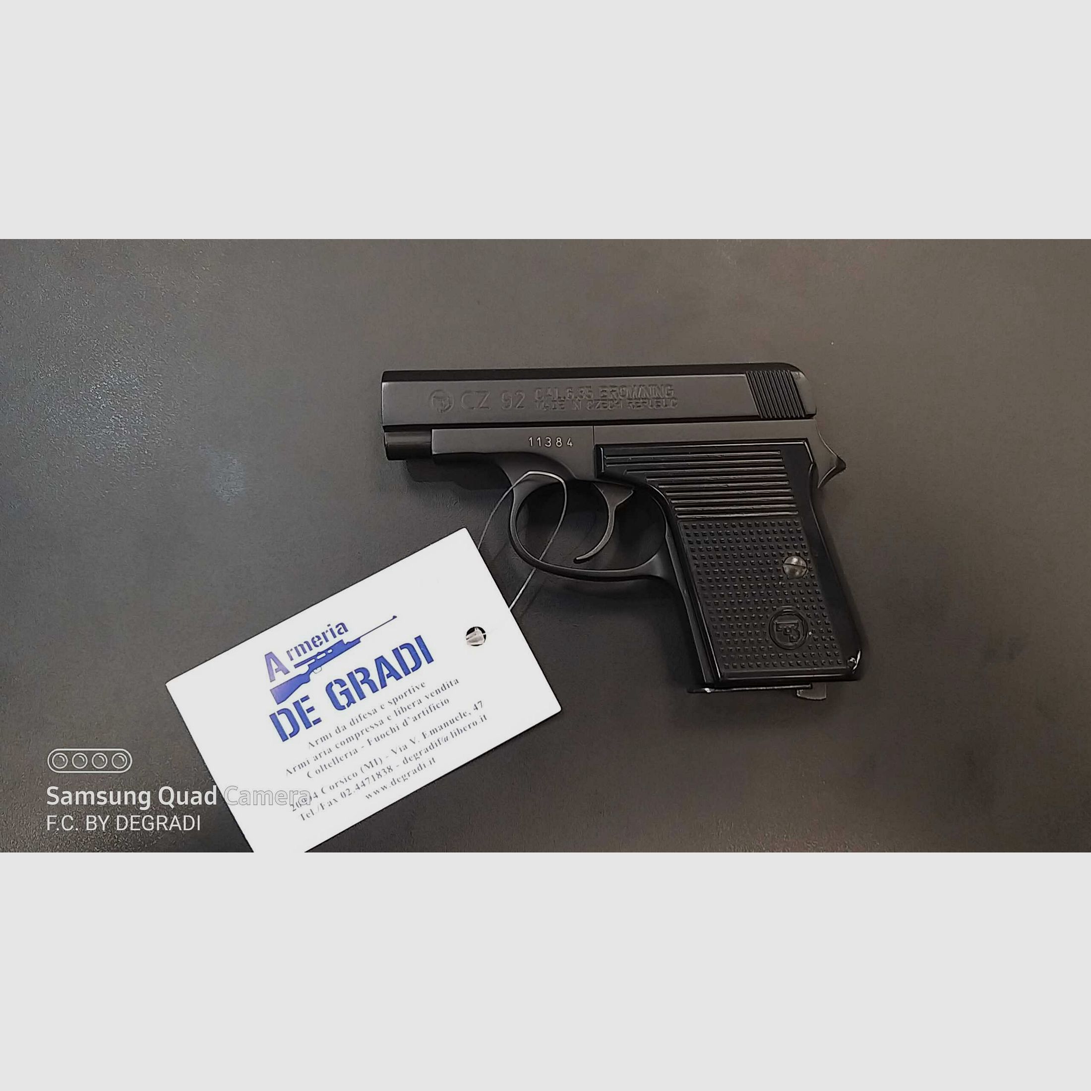 CZ MODEL 92 6,35 BROW., immagine 1 di 3