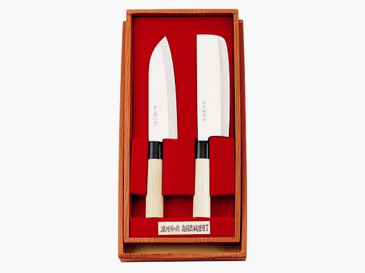 Set de couteaux de cuisine japonais 2 pièces.