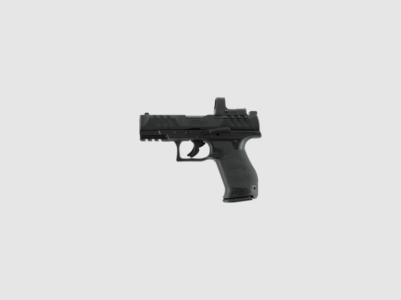 Walther PDP Compact 4" Set CO2 Airsoft Pistool Optics Ready in Zwart | Umarex
