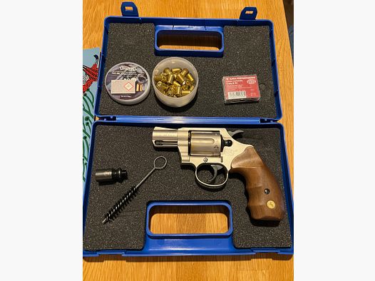 Umarex Colt Detective Special Nickel/ Holzgriff