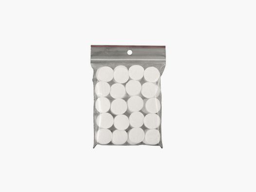 Parches de limpieza Anschutz 1" bolsa de 500und.