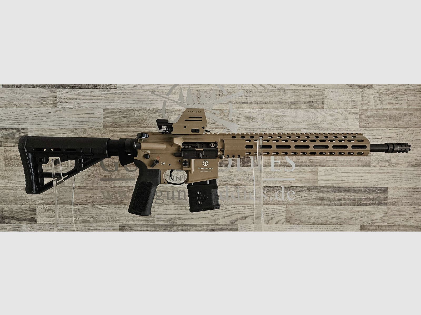 Schmeisser AR-15 M4FL FDE 14,5" Cal. .223Rem. + Falke LE FDE - envío gratis - producto nuevo del comercio especializado