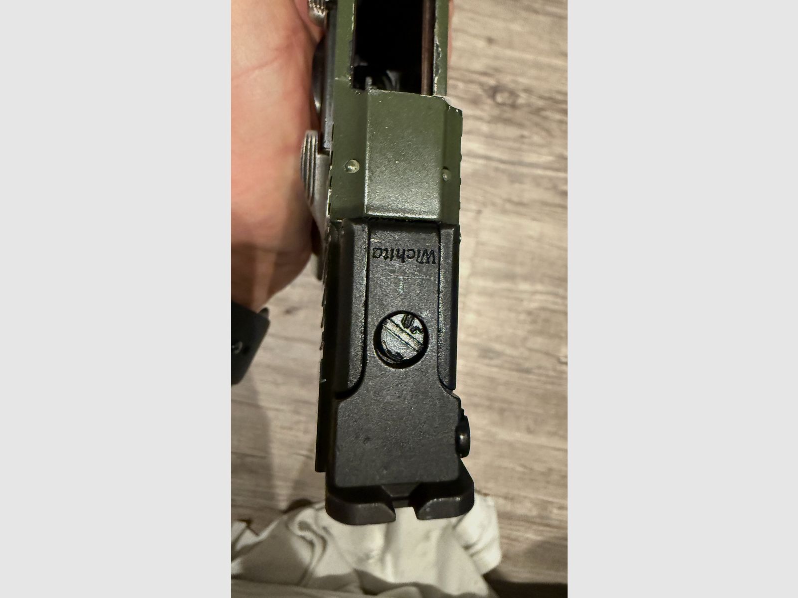 1911 Peters Stahl .45 ACP, 10mm e 9mm Luger impugnatura Pachmeyr