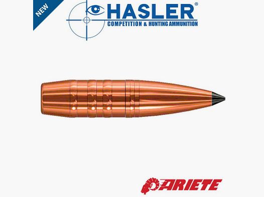 Hasler Hunting Ariete Ogiva HA Kal. 338 von 250 grn CB 0,620 (30 Stk)