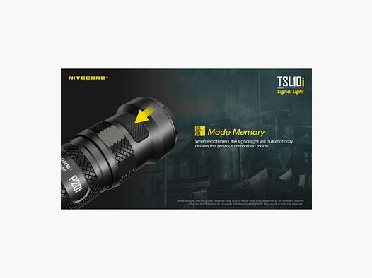 Nitecore TSL10i Bouton arrière avec indicateur LED pour P10i, P10iX, P20i, P20iX, P23i, P30i et P35i