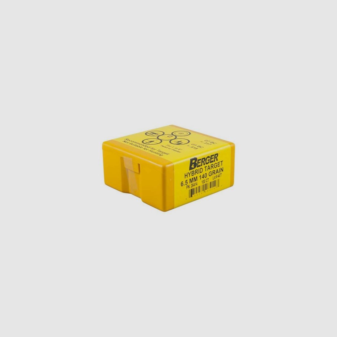 BERGER BULLETS 6,5MM (0,264″) 140GR HYBRID BOAT TAIL 100/BOX, Bild 2 von 2