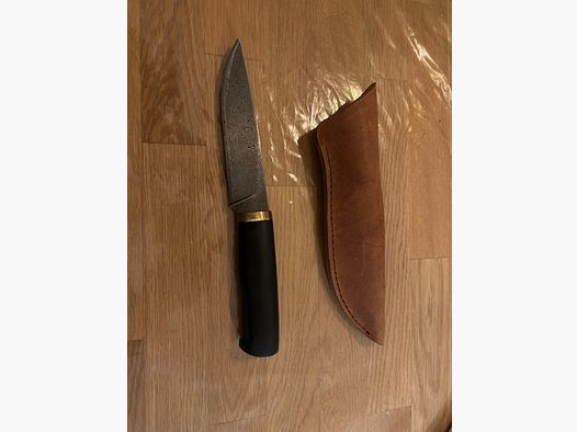 Handgeschmiedetes Damast Jagdmesser