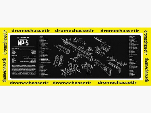 Neoprene cleaning mat H&K MP5