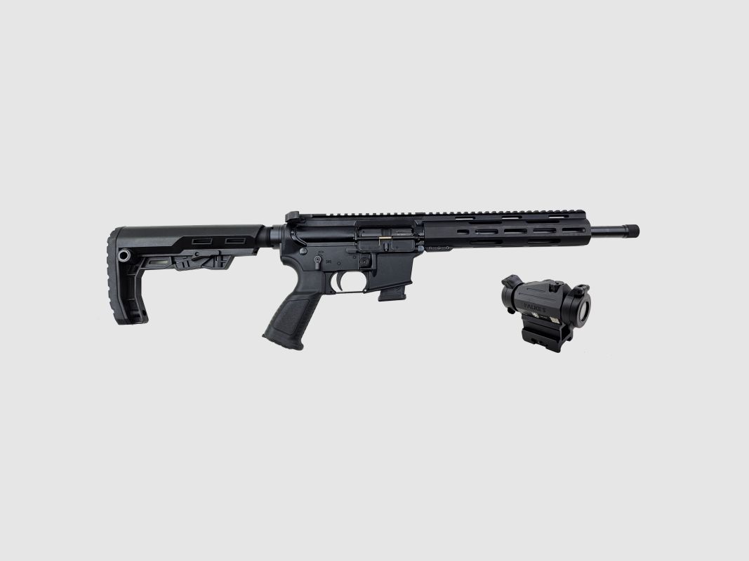 MESSERSCHMITT AR15-9S 9MM PCC 12,5" M14X1 FALKE S SET, Bild 1 von 5