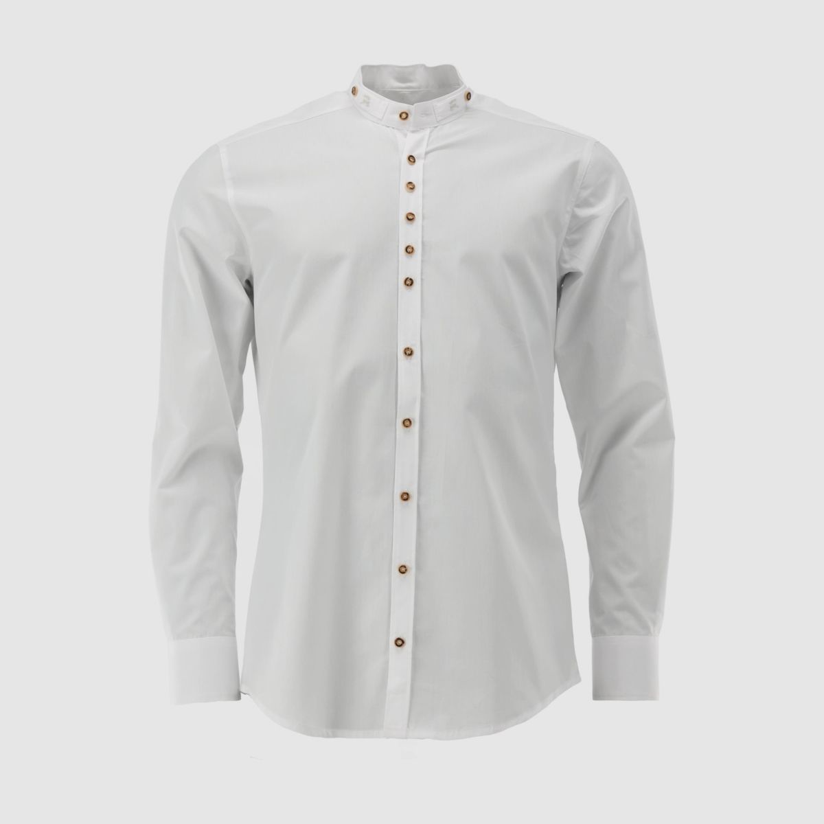 OS TRACHTEN Herrenhemd 1/1 Arm Slim Fit Weiß