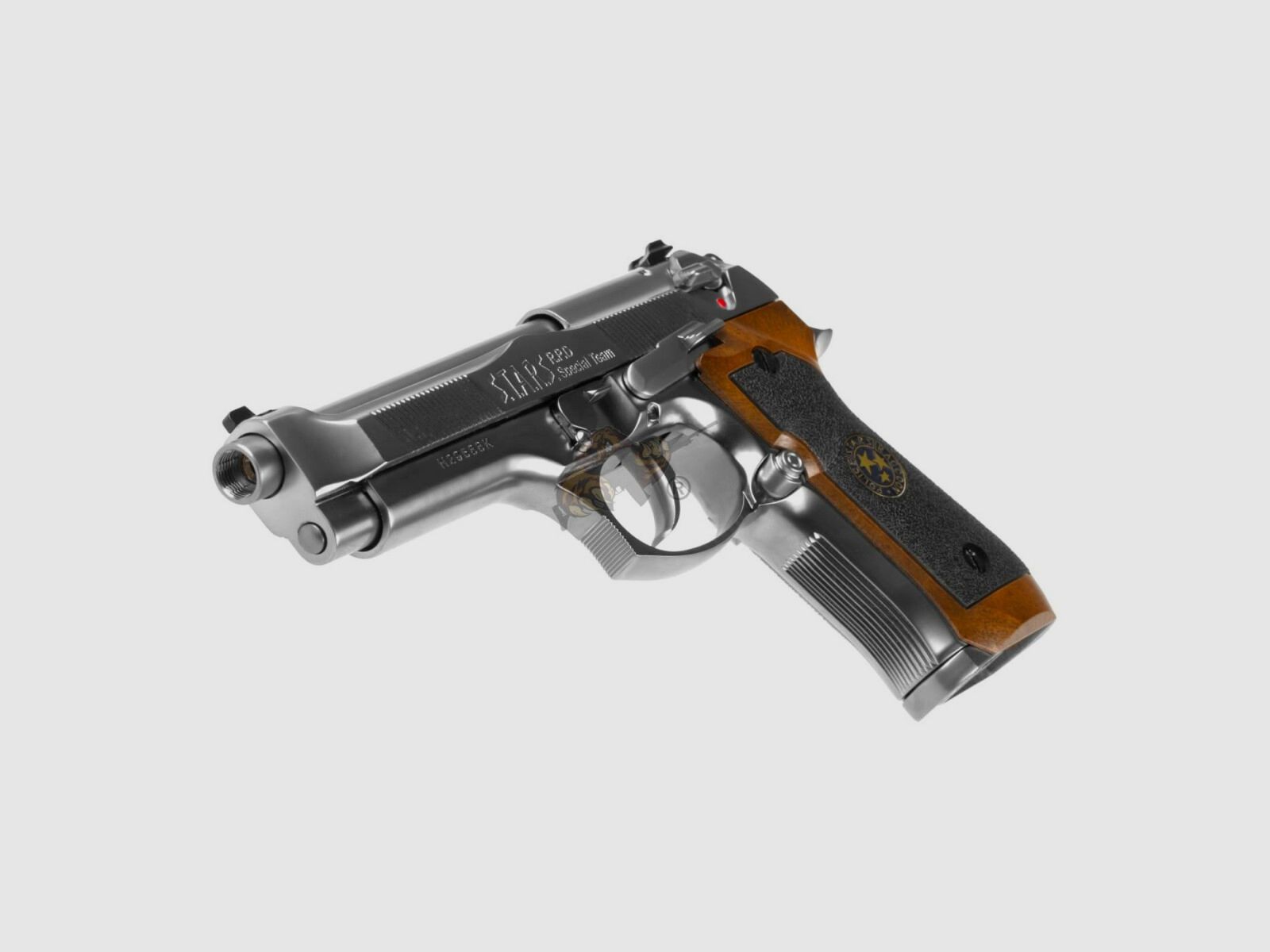 M92 Mod. Samurai Edge Biohazard Chrom Full Metall GBB -F-, Bild 4 von 5