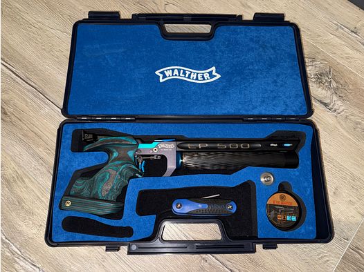 Walther LP500 Meistermanufaktur (2022) | Empuñadura Rink M + cartucho de carbono (hasta 2032+) | Servicio top