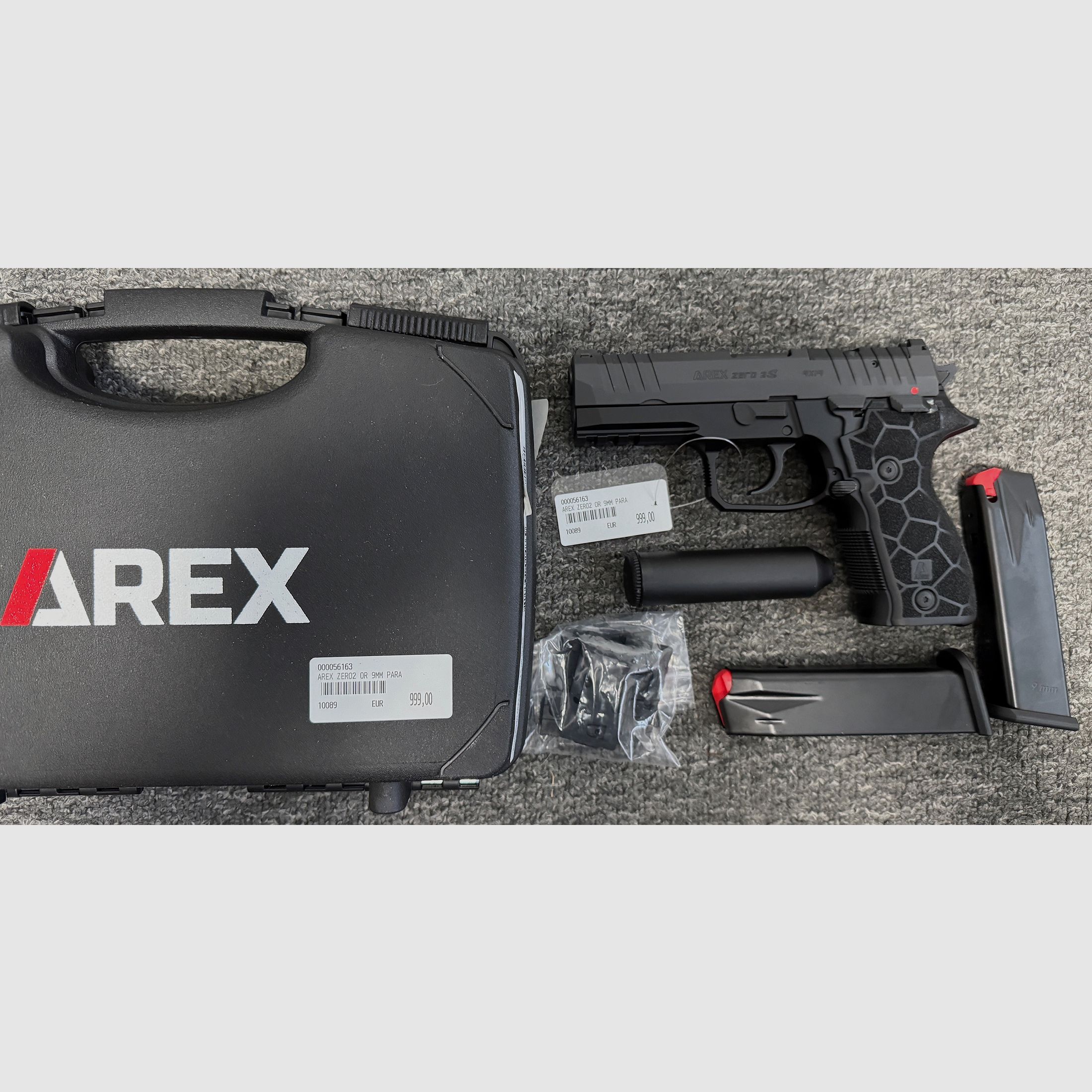 Arex Zero 2S OR 4,2 Zoll Full Size, 9mm Para - Neuware