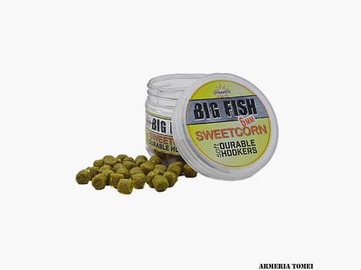 DYNAMITE – BIG FISH SOFT DURABLE HOOKERS SWEETCORN 6MM