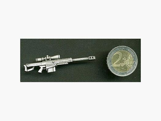 US Barrett .50 Scharfschützen-Gewehr als Metall-Anstecker