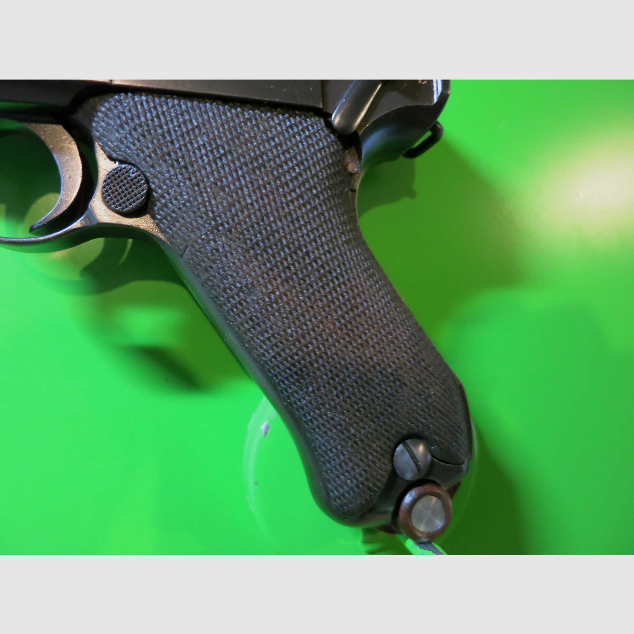 German arms and ammunition factories (DWM) 1918, long pistol 08 P08, Ari P08 (artillery), 9 mm Luger #48