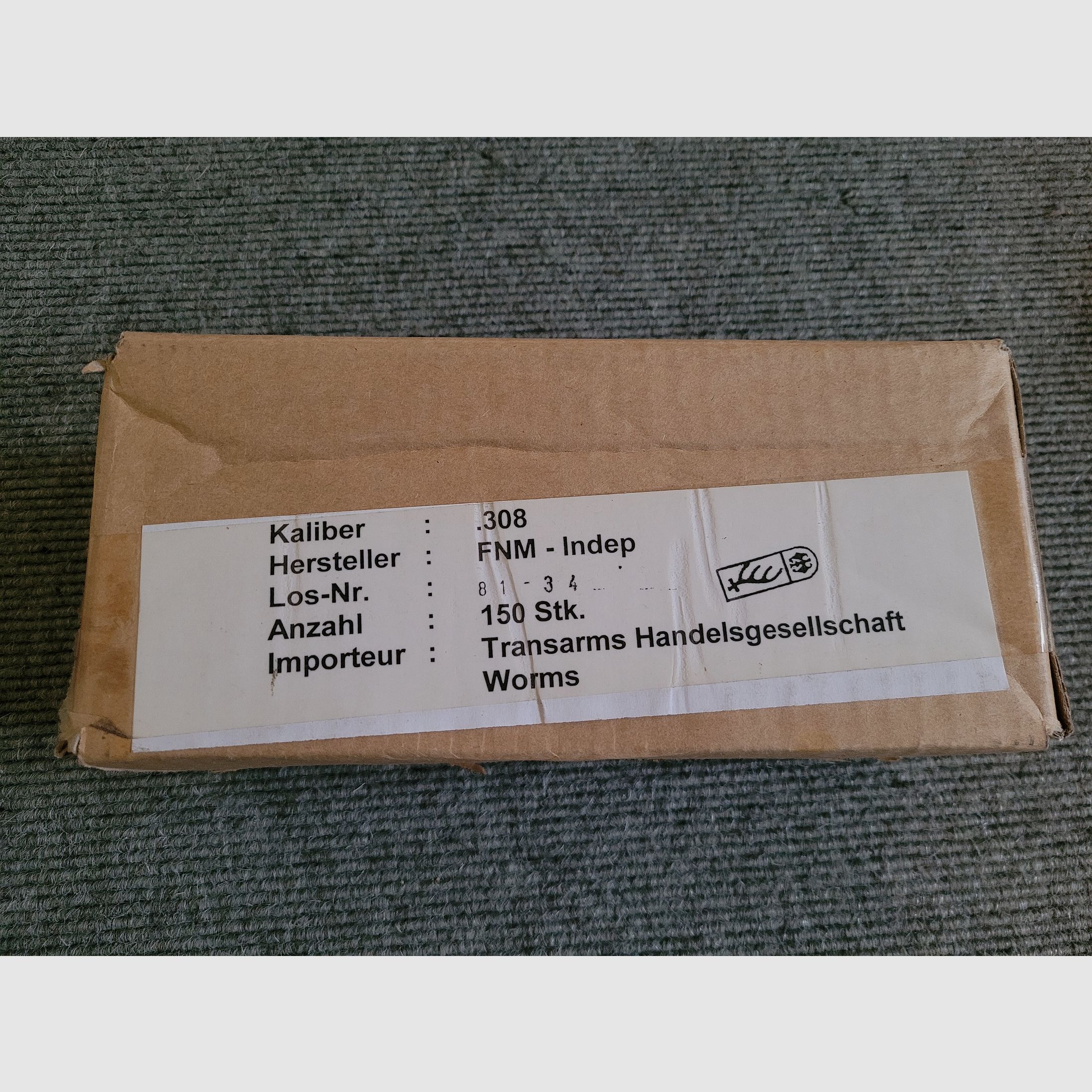 600 Schuss VM FMJ .308 Win. 7,62x51 NATO von FNM