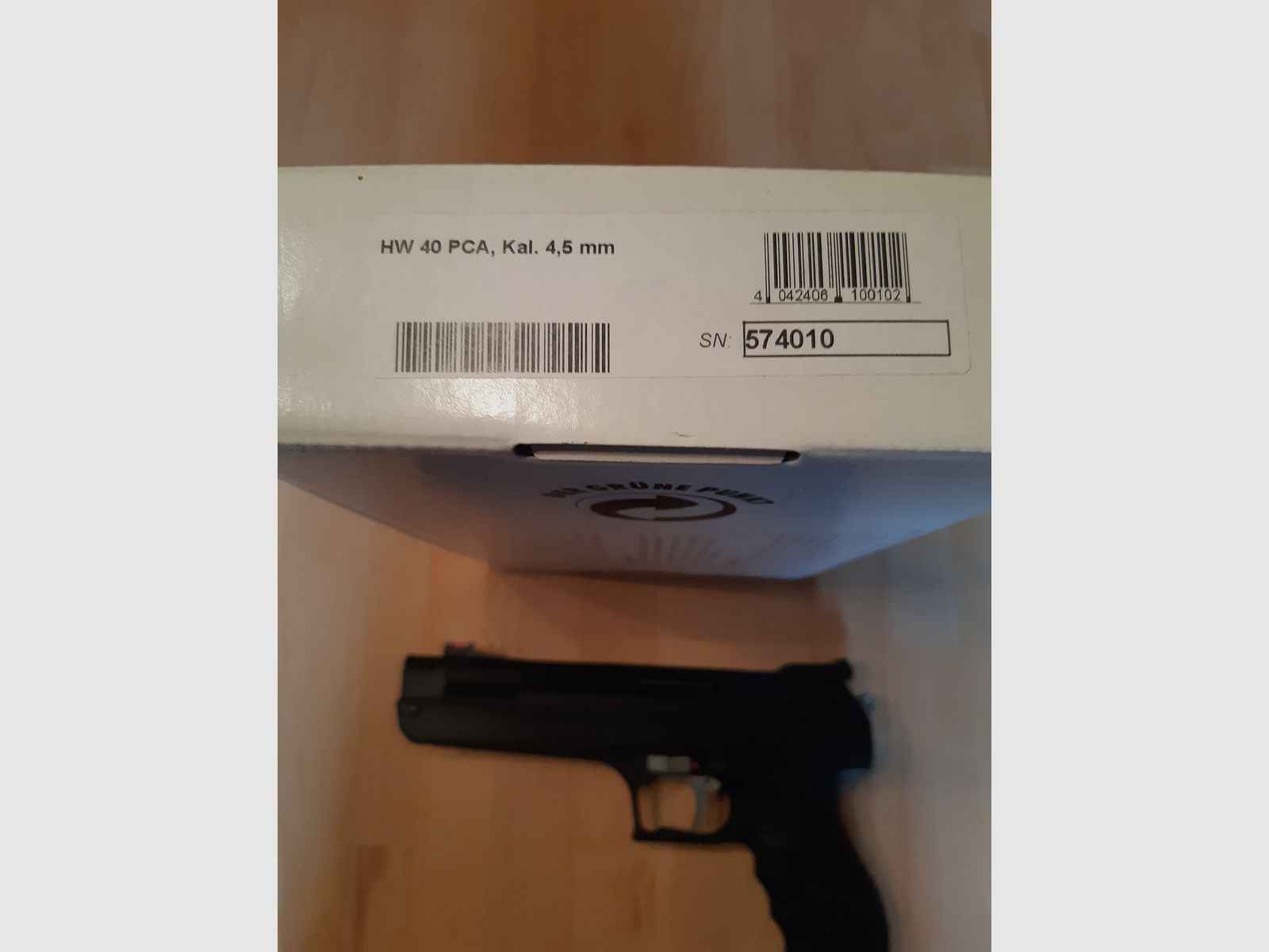 Weihrauch Sport Luftpistole HW 40 PCA