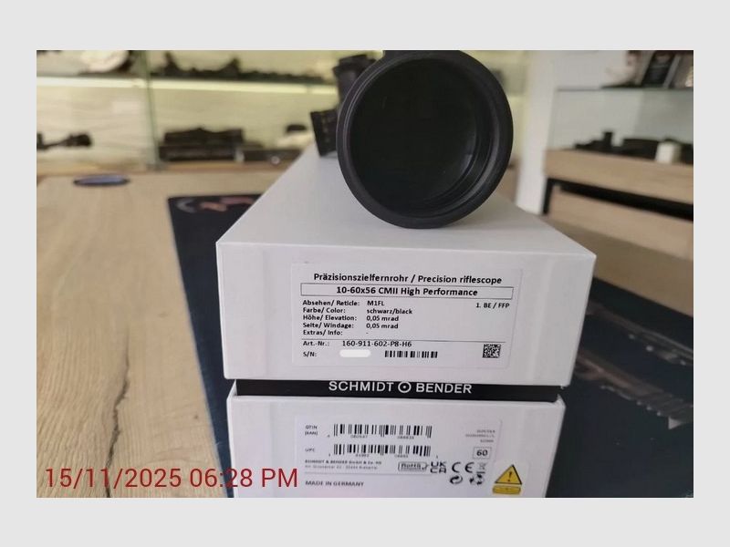 Viseur Schmidt Bender CMII 10-60x56