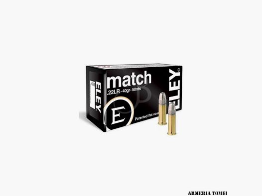ELEY – CAL.22 LR MATCH 40gr (50 colpi)