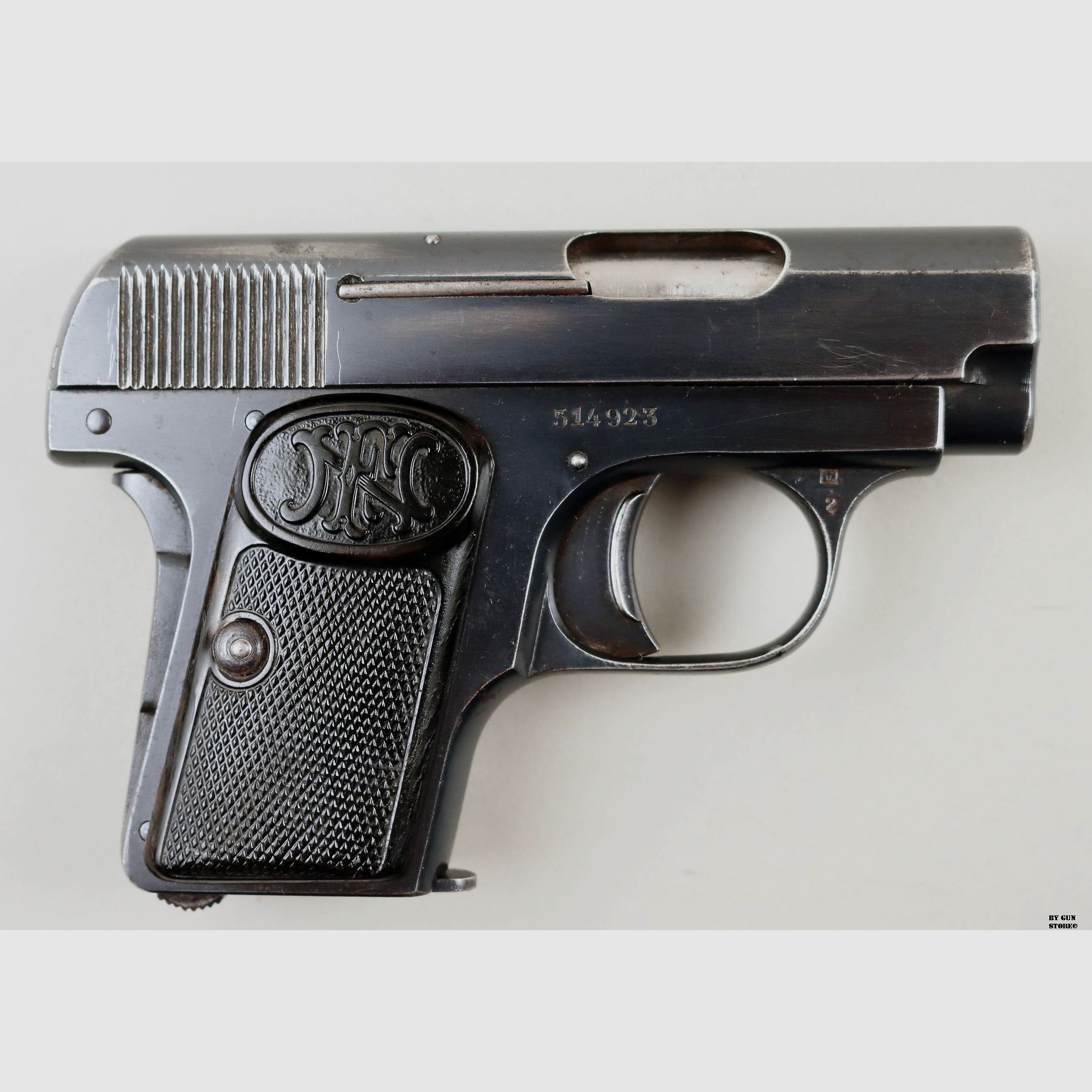 F.N. BROWNING PISTOOL MOD. 1906 CAL. 6,35 matr. 514923, afbeelding 3 van 6