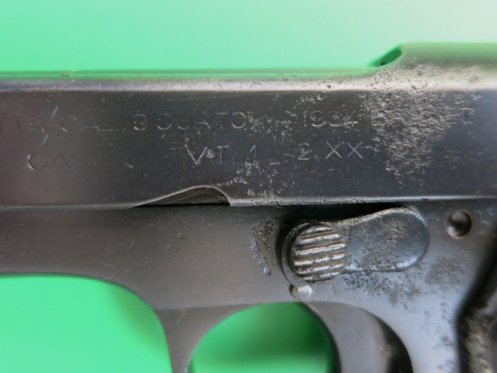 Pistola semiautomática Beretta M1934, 9 mm Corto (380 Auto), Luftwaffe/Heer #33