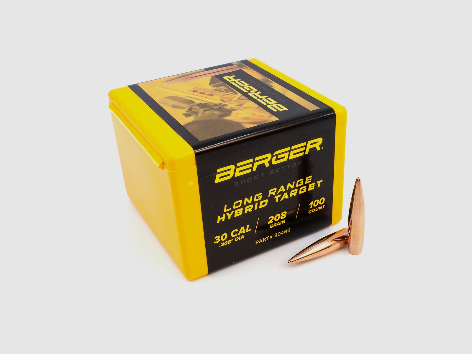 Proiettile Berger .30 LR Hybrid Target 208GR 250 pezzi