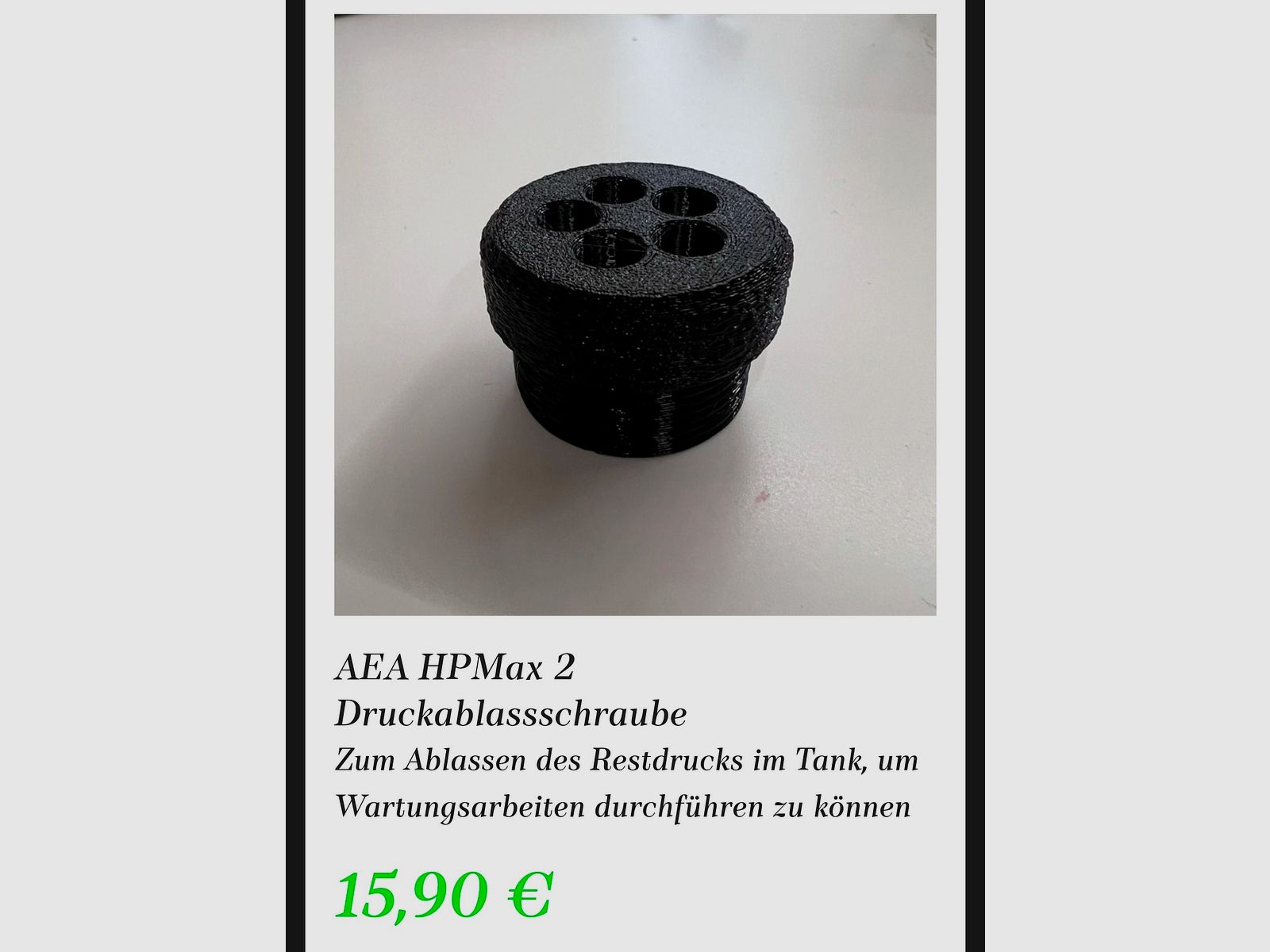 HPMAX Mk2 mit Zubehörteilen