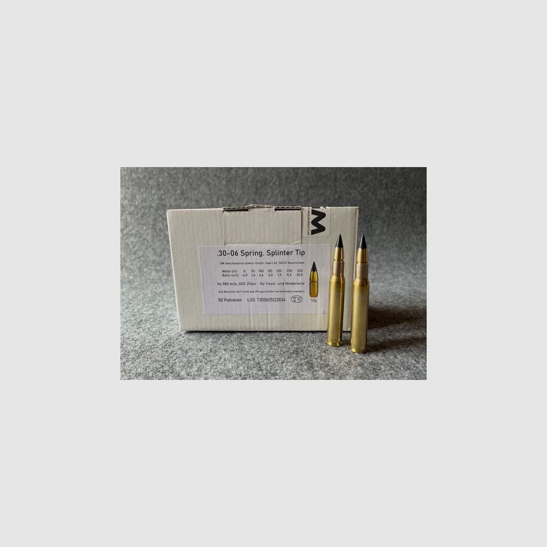 Geschoss Manufaktur .30-06 Spring. Splinter Tip