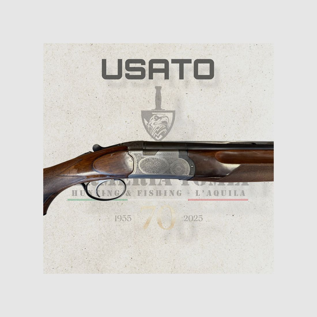 USATO – FUCILE SOVRAPPOSTO – BERETTA MOD. S 57 E | TRAP | cal. 12, immagine 3 di 7