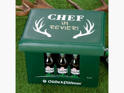 Sitzpolster "Chef im Revier"
