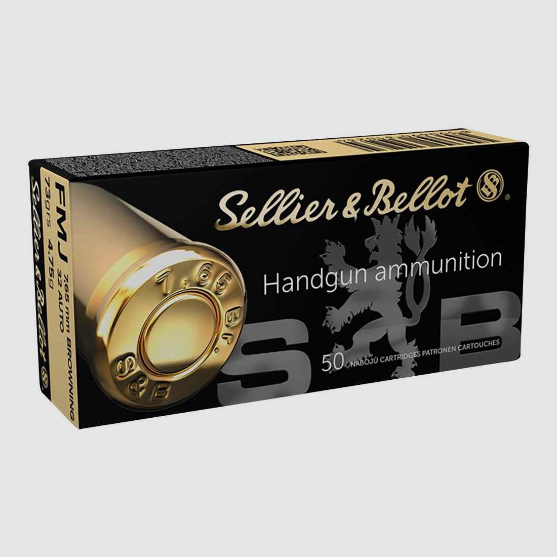 Sellier & Bellot 7,65 Browning Palla Intera, calibro