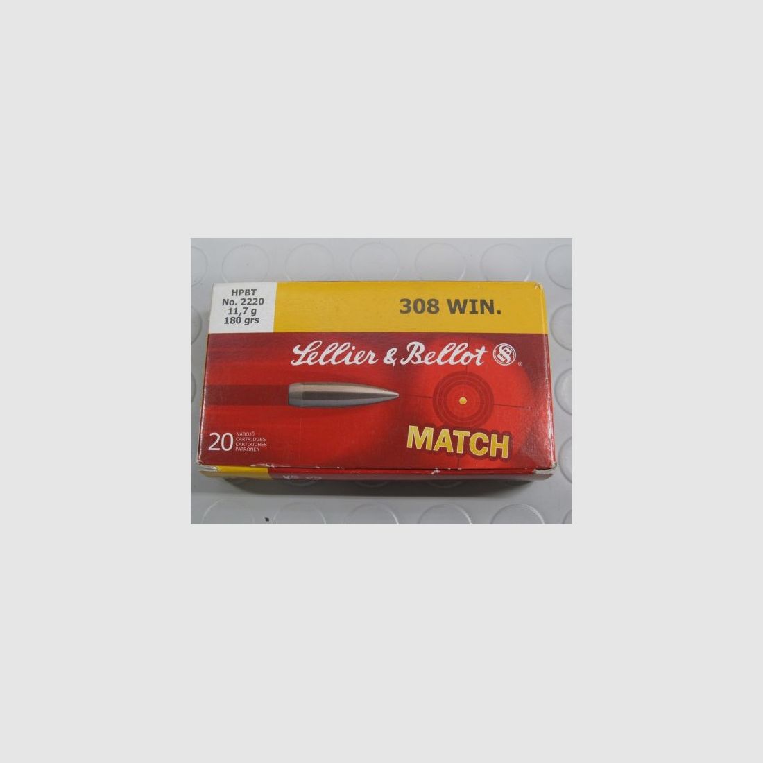 S&B CARICHE 308 WIN 180 GR MATCH, immagine 1 di 2