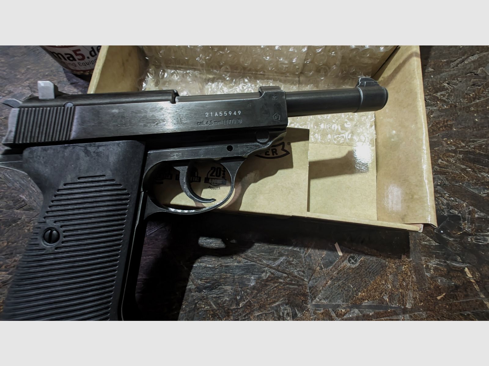 Umarex Legends Walther P38 4,5 mm (.177) BB, CO₂, < 3,0 J nowy, zdjęcie 5 z 5