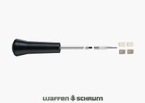 VFG Aluminum Cleaning Rod for Shotgun Caliber 12 Two-Piece - Inch Thread