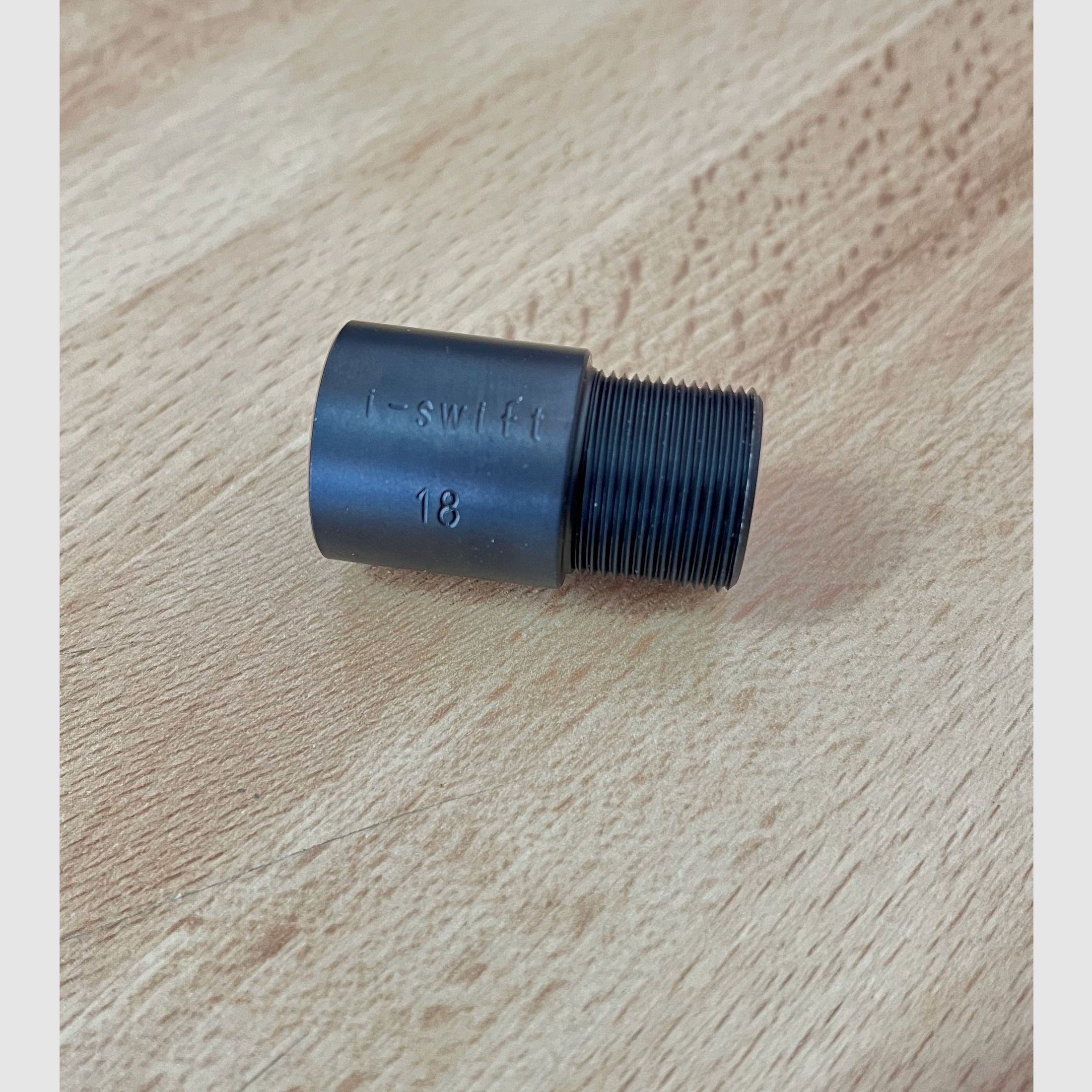 Adaptador de liberación rápida i-Swift para silenciadores con rosca interna M18x1