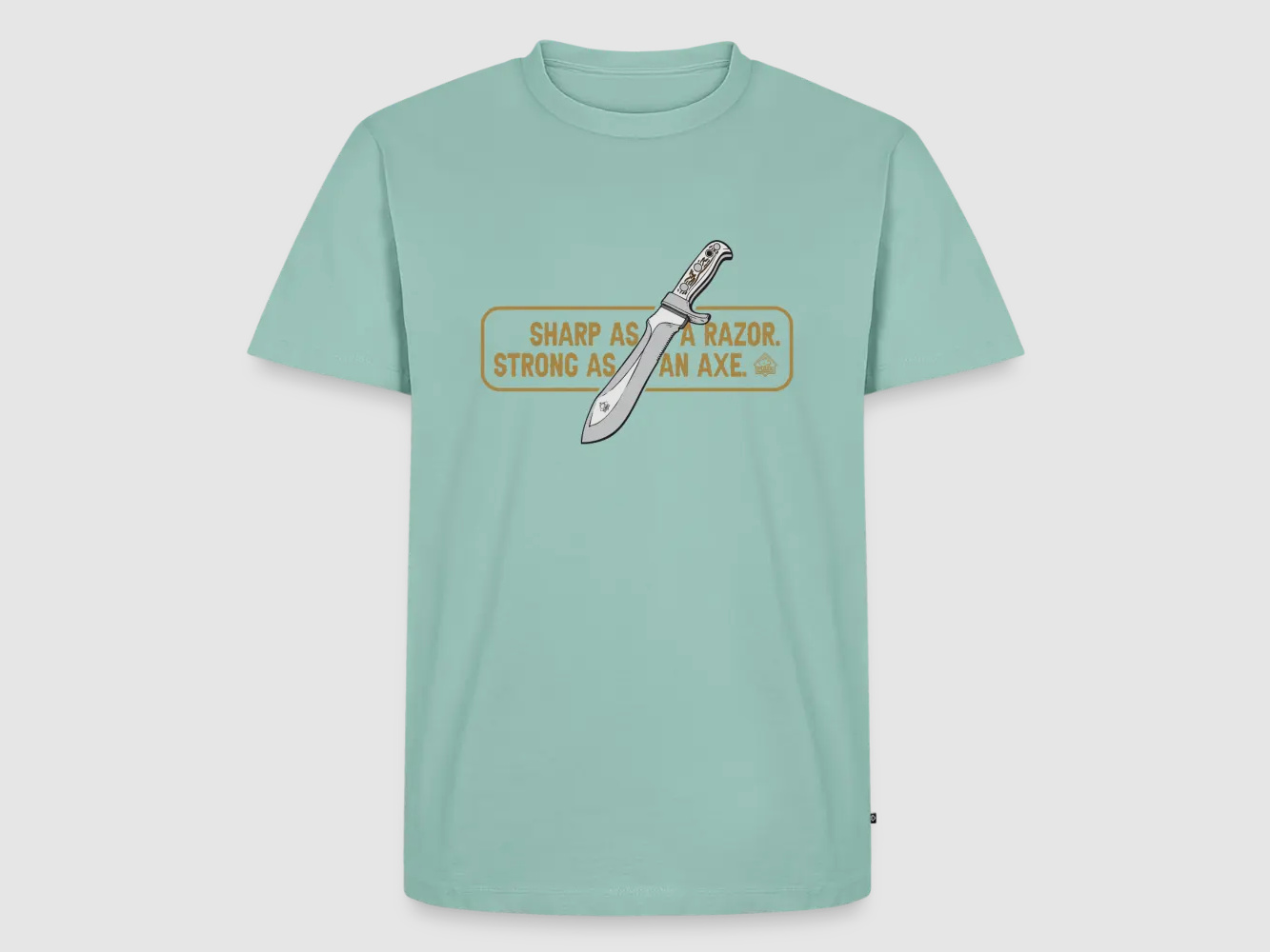 PUMA Men´s Premium T-Shirt "White Hunter Sharp & Strong"
