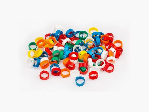 Markierungsringe Clips 100 Stück – Durchmesser 16 mm