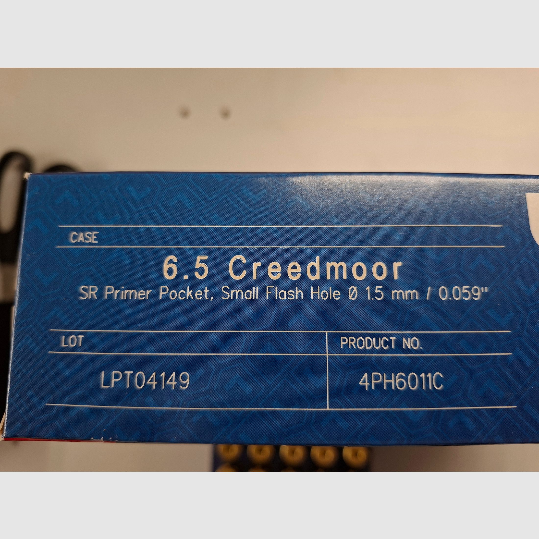 140 Lapua 6.5 Creedmoor Premium Hülsen 4PH6011C Neu