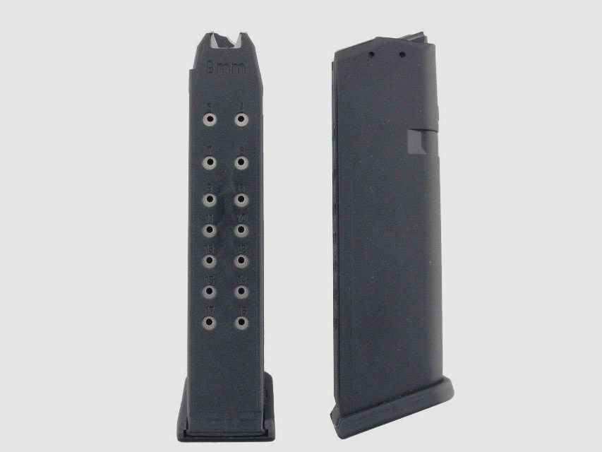 Glock magazine for Glock 17 / Glock 34 9mm Luger weapon accessories