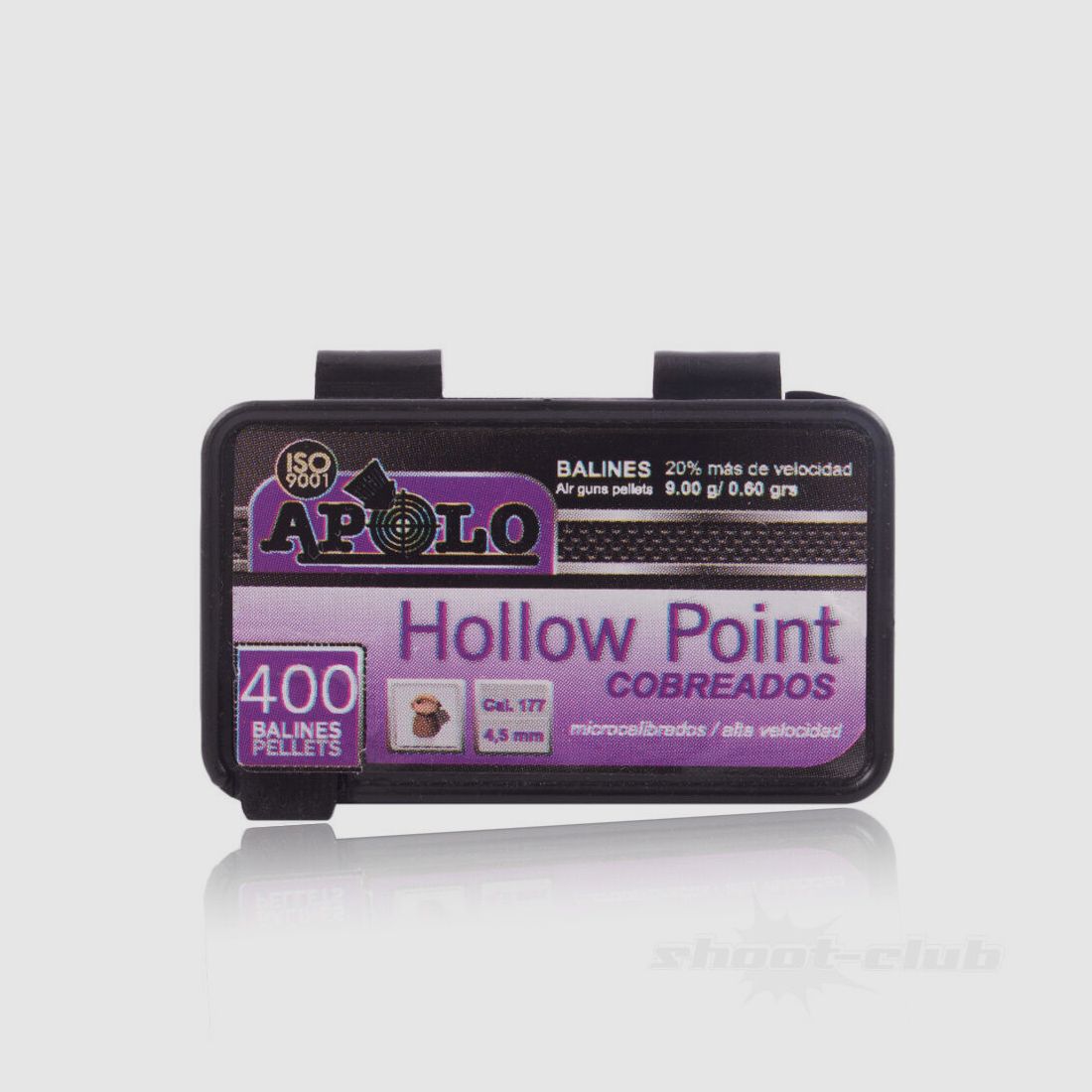 Apolo	 Apolo Hollow Point Diabolos 4,5mm / 0,60 g / 400 Stk