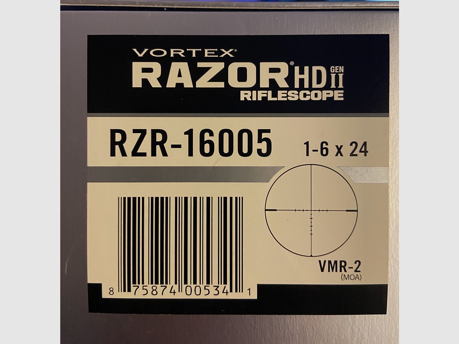 Vortex Razor HD Gen II-E 1-6x24 VMR-2