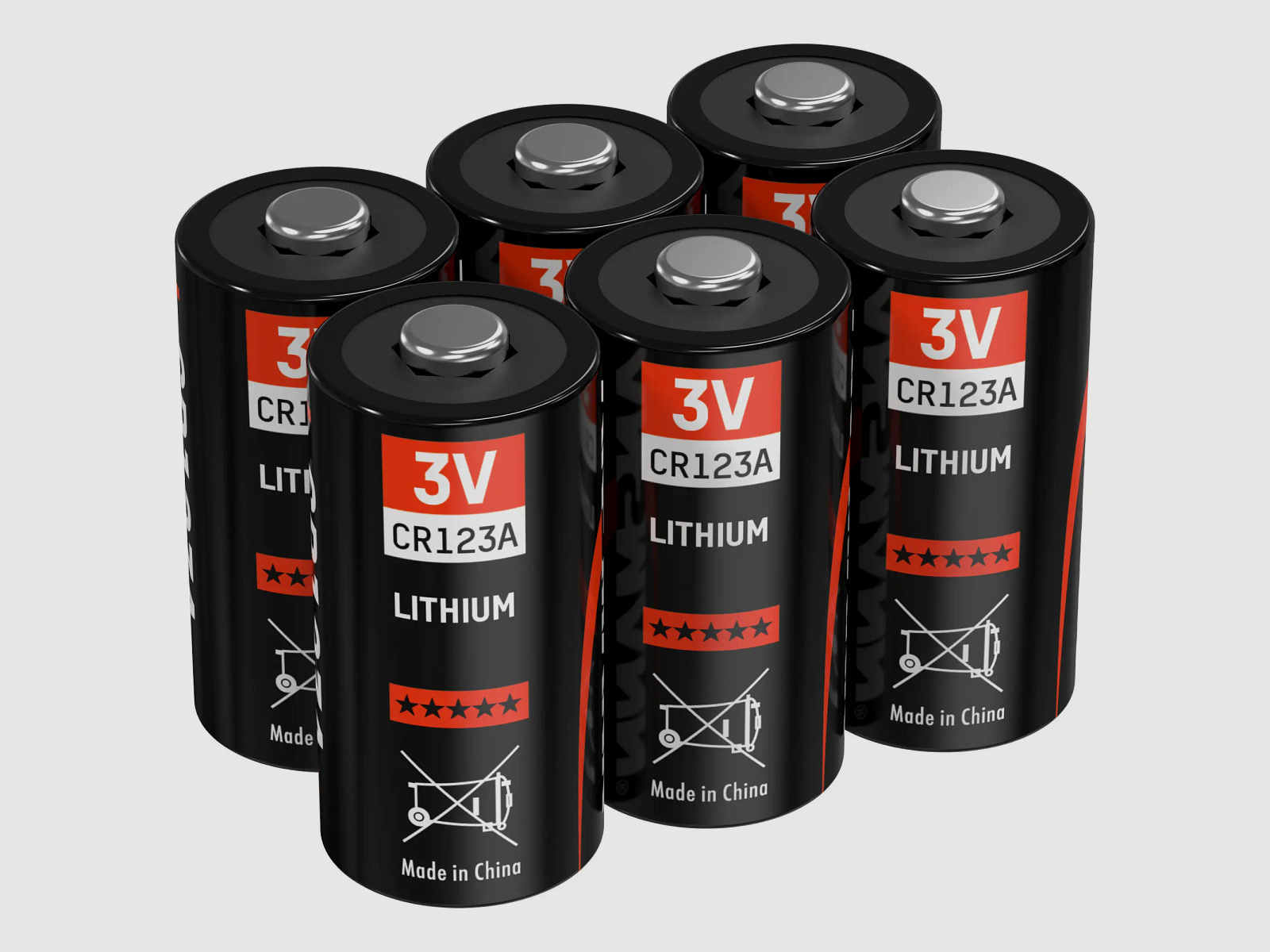 Ansmann Alkaline Batterie CR123A 6er-Pack
