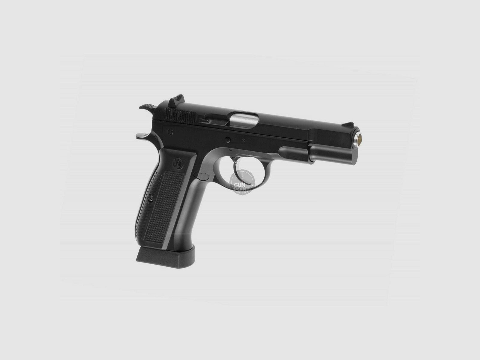Softair - Pistole - KJ Works KP-09 Full Metal Co2-Schwarz - ab 18, ber 0,5 Joule