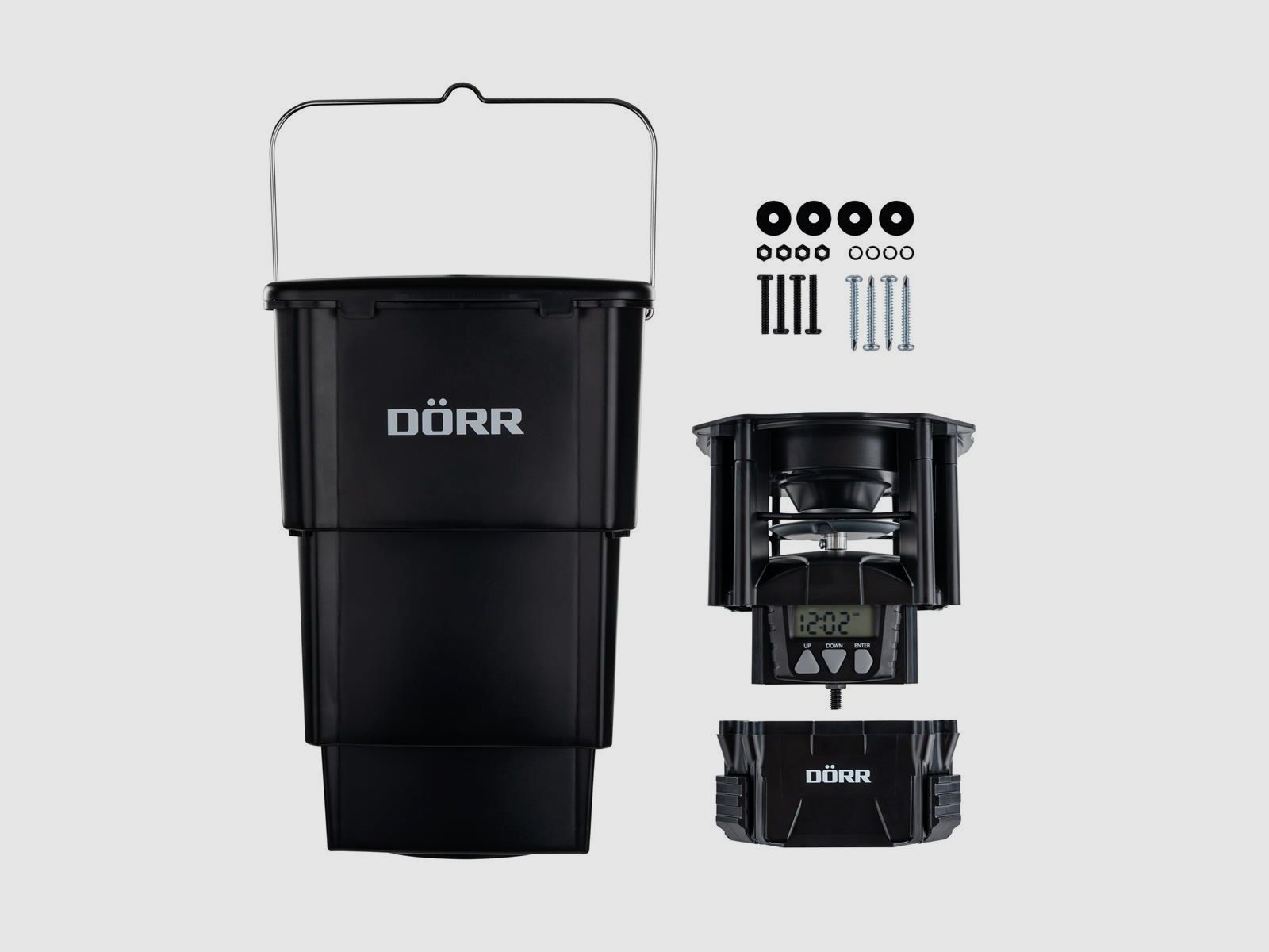 DÖRR Futterstreuer Compact Set mit Behälter
