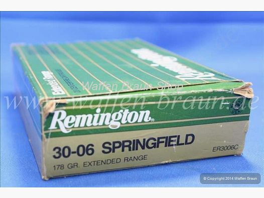 Remington .30-06 portée étendue 178 grains 20 STK #ER3006C