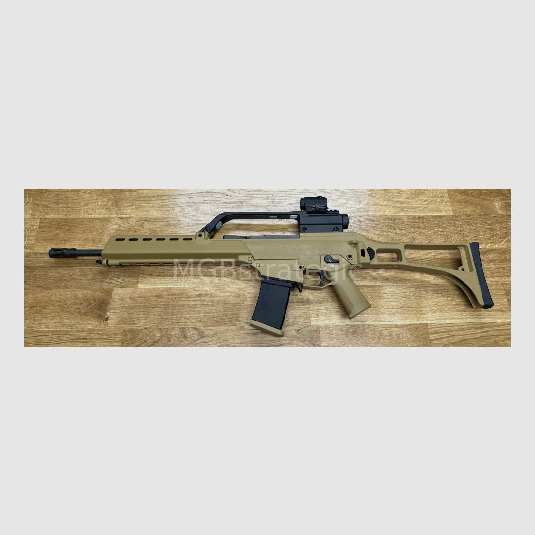 Heckler & Koch HK243 S SAR - Color arena - ¡El G36 civil aprobado deportivamente! Color arena / con correa de transporte G36 original 3x y riel Picatinny