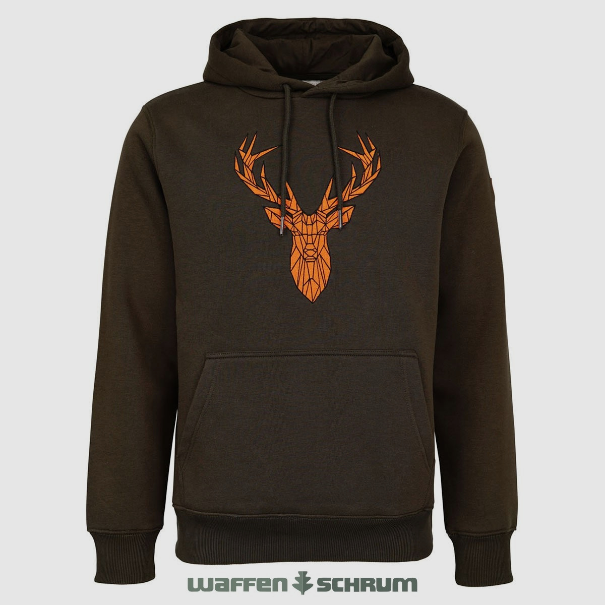 Sudadera Hubertus caza ciervo oliva / marrón